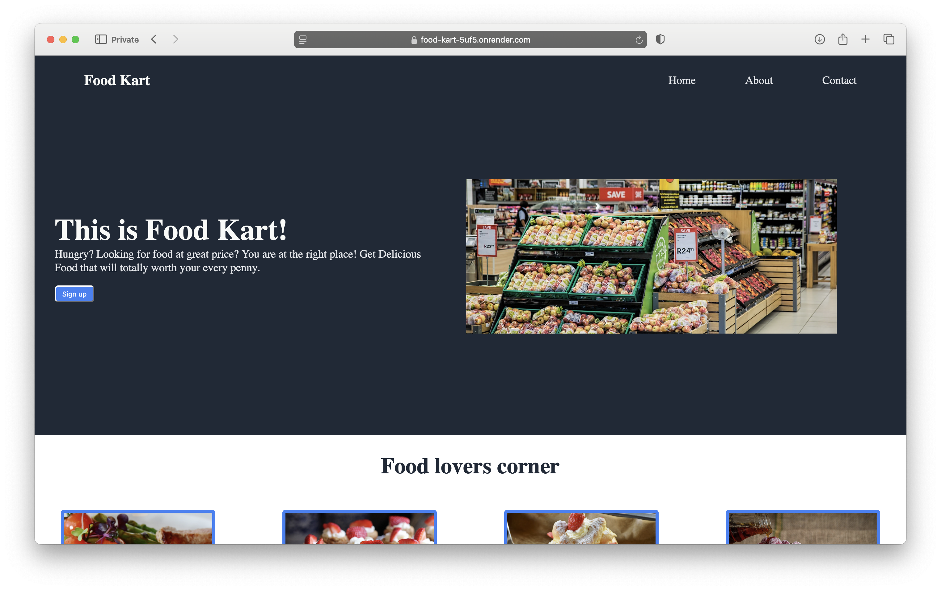 Food kart